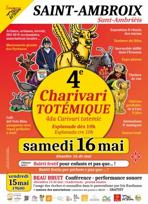 Affiche Total Festum • 4e Charivari Totémique