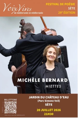 Affiche MICHÈLE BERNARD Miettes