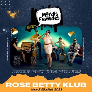 Affiche Concert Quintet jazz et rythme n' blues - Rose Betty Klub 
