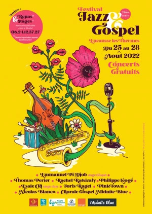 Affiche Festival Jazz et Gospel à Encausse-les-Thermes