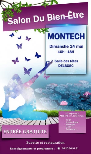 Affiche Salon du Bien-Etre à Montech (82) 