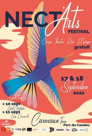 Affiche Nect'arts festival 2022