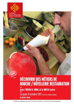 Affiche Découvrir des métiers de bouche, Hôtellerie/Restauration