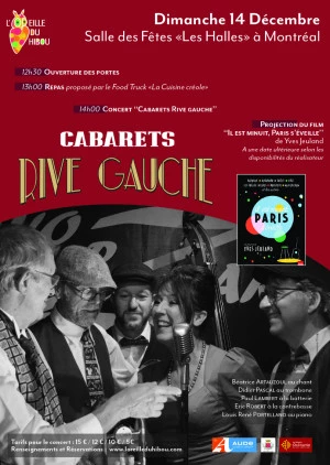 Affiche Cabarets Rive Gauche