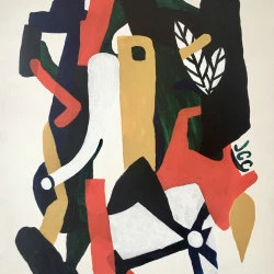 Seguida grisolenca - Acrylique sur bois - J-C Codèrc 