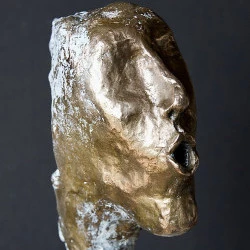 Le chant - Sculpture bronze