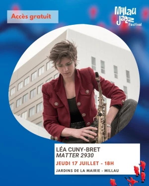 Affiche Millau Jazz Festival - Léa Cuny-Bret