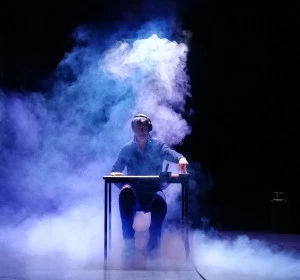 Affiche Portraits manifestes en tournée en Lozère - Primesautier Théâtre