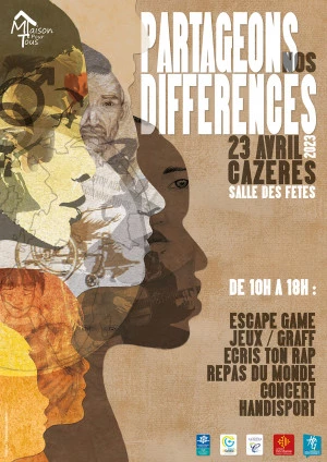 Affiche Partageons nos différences 