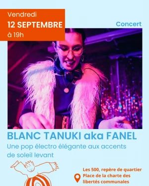 Affiche BLANC TANUKI aka FANEL