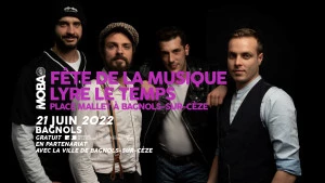 Affiche Fête de la Musique avec Lyre le Temps