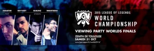 Affiche Viewing Party Worlds Finals - League of Legends 