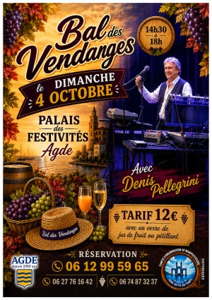 Affiche Bal des vendanges
