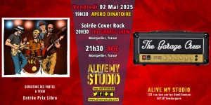 Affiche AOC + The Garage Crew - Soirée NOTYOURLIVE