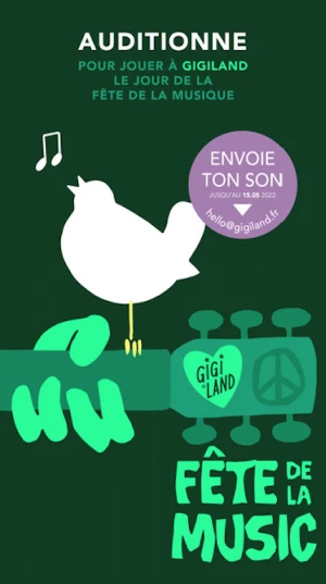 Affiche Le restaurant célèbre la fête de la musique