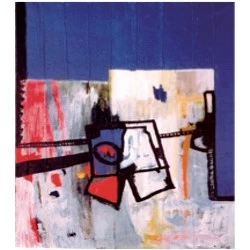 LA PALISSADE Technique mixte sur toile - Technique mixte sur toile 100cm x 73 cm 1999 - 2100 € 