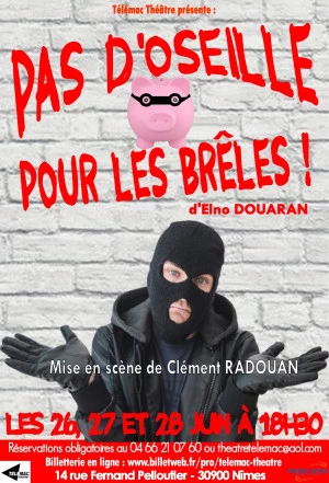 Affiche PAS D'OSEILLE POUR LES BRÊLES ! d'Elno DOUARAN