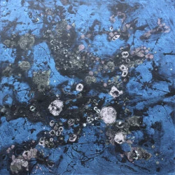 Le jardin du temps perdu, Nuit IX - Acrylique sur toile. 60 x 60 cm. 2020 - odile cariteau 