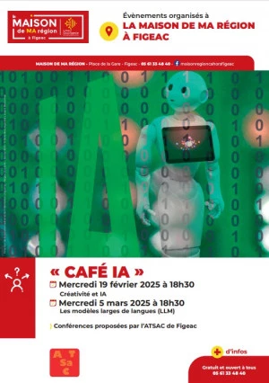 Affiche "CAFÉ IA"