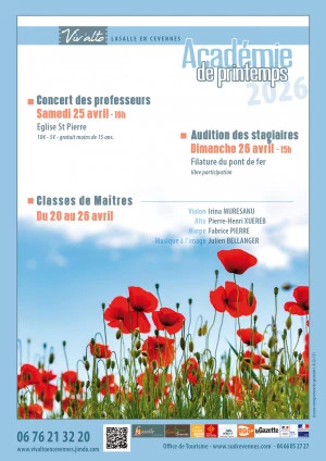 Affiche Concert de l'Académie de printemps
