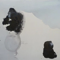 ReNaissance - Acrylique et fourrure synthétique sur toile, 200 x 175 cm, 2005 - Oddbjørg REINTON 