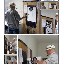 2003 Jacques Daniel - A 83 ans dans son atelier à Ganges, Cévennes sud - Philippe Daniel 