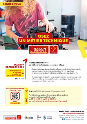 Affiche Osez un métier technique