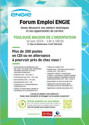 Affiche Forum emploi ENGIE