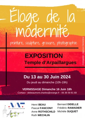Affiche Exposition Éloge de la Modernité