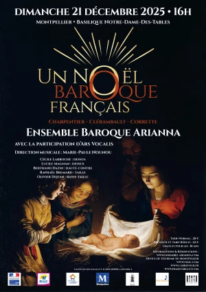 Affiche Un noël baroque français