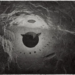 Vision - 2023, heliogravure sur papier coton, 70 × 35 cm. - © ADAGP, Courtesy Galerie Robet Dantec. 