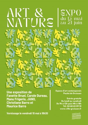 Affiche Exposition Art et Nature