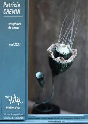 Affiche Sculptures "Chimères de papier"