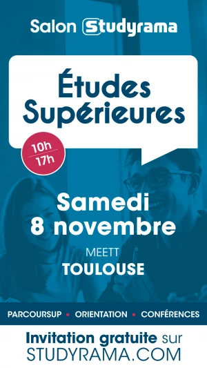 Affiche Salon Studyrama des Etudes Supérieures de Toulouse