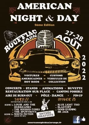 Affiche festival american night and day 9 ème edition