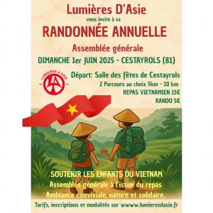 Affiche Marchons ensemble pour les enfants du Vietnam