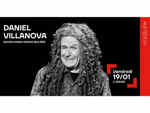 Affiche Daniel Villanova - Bourougnan speaks Molière