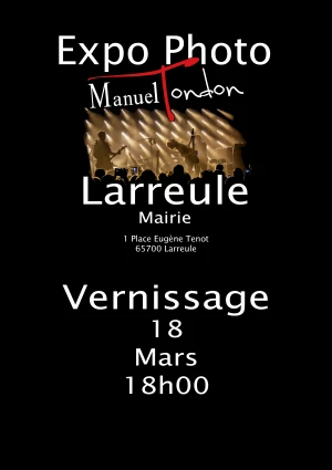 Affiche exposition photo de Manuel TONDON