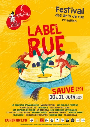 Affiche Festival Label : Festival des arts de rue 19e édition
