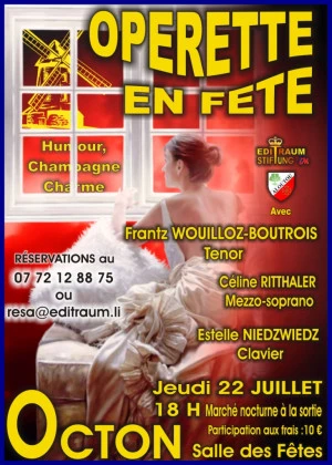 Affiche Opérette en Fête 