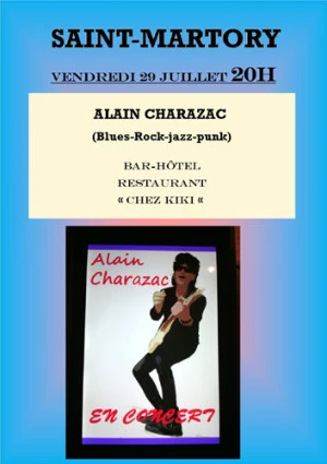 Affiche Alain Charazac (Blues-Rock-jazz-punk)