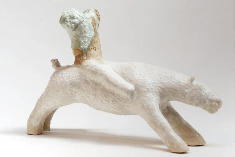 Sans Titre - 50 x 30 x 12 cm, grès émaillé - J. Christolhomme 
