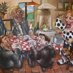 'GL - Hule sur toile, 200 x 135 cm - Bertrand Joliet / ADAGP 