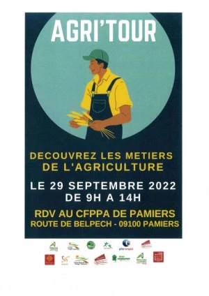 Affiche Agri'Tour, découvrez les métiers de l'Agriculture