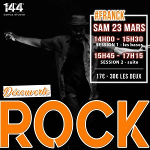 Affiche Stage découverte Rock