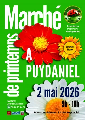Affiche Marché de Printemps