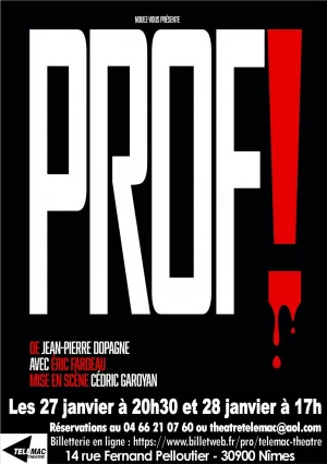 Affiche PROF ! (L'Enseigneur) de Jean-Pierre DOPAGNE