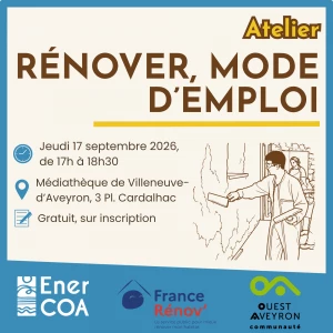 Affiche Atelier - Rénover, mode d'emploi