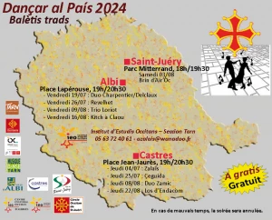 Affiche Dançar al País 2024, balèti trad