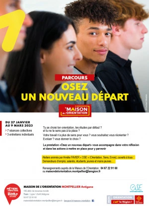 Affiche Parcours : Osez Un Nouveau Départ
